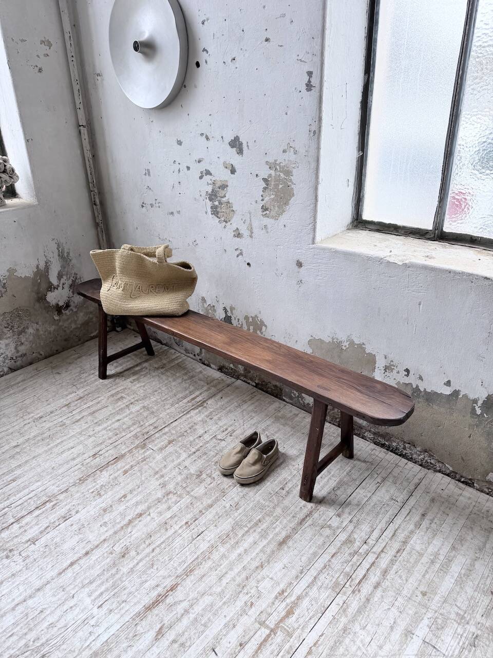 Farm bench oak 1950