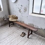 Banc de ferme chêne 1950