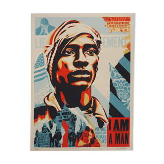 Shepard Fairey (Obey Giant): Voting Rights Are Human Rights - Signed lithograph