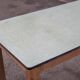 Wooden table formica top green vintage water