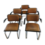 Lot 5 fauteuils de Marcel Breuer
