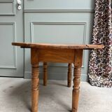 Table basse ronde à volets (rénovée)