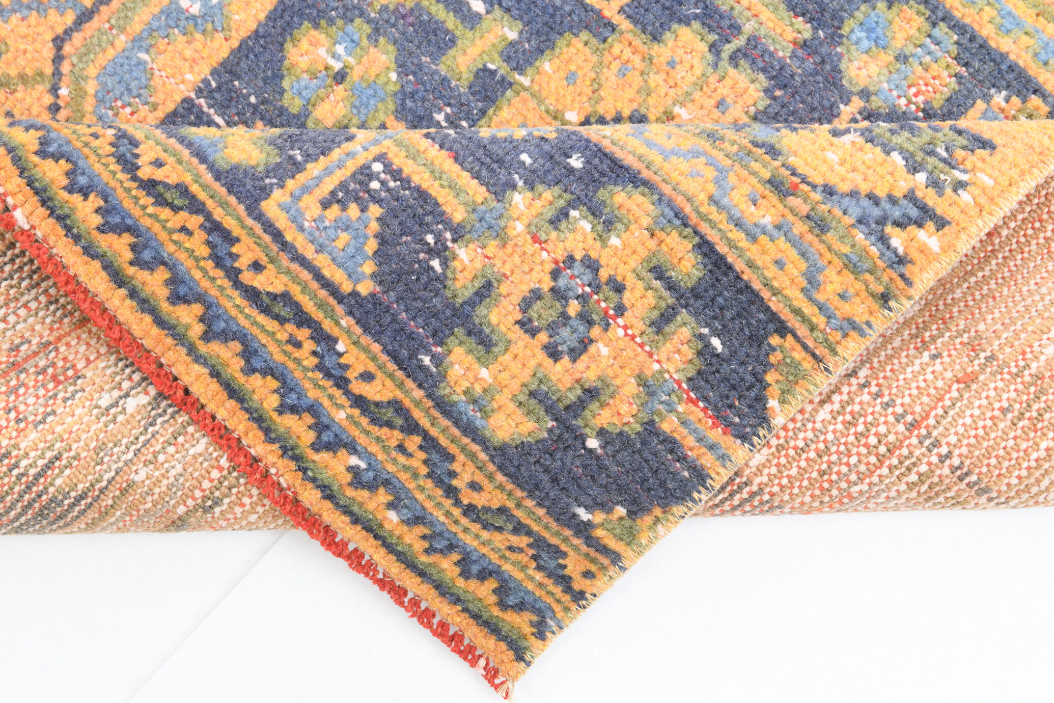 Long hallway turkish runner rug 341x81cm