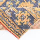 Long hallway turkish runner rug 341x81cm