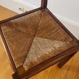 Pierre Cruège straw chair 1950s