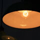 Abat jour emaillé lampe industrielle vert bouteille