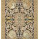 Handmade European Vintage Aubusson Kilim 296 cm x 426 cm