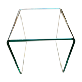Table basse verre moulé