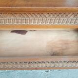 Chest of drawers vintage foot compass 3 drawers