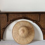 Vintage bamboo wall coat rack