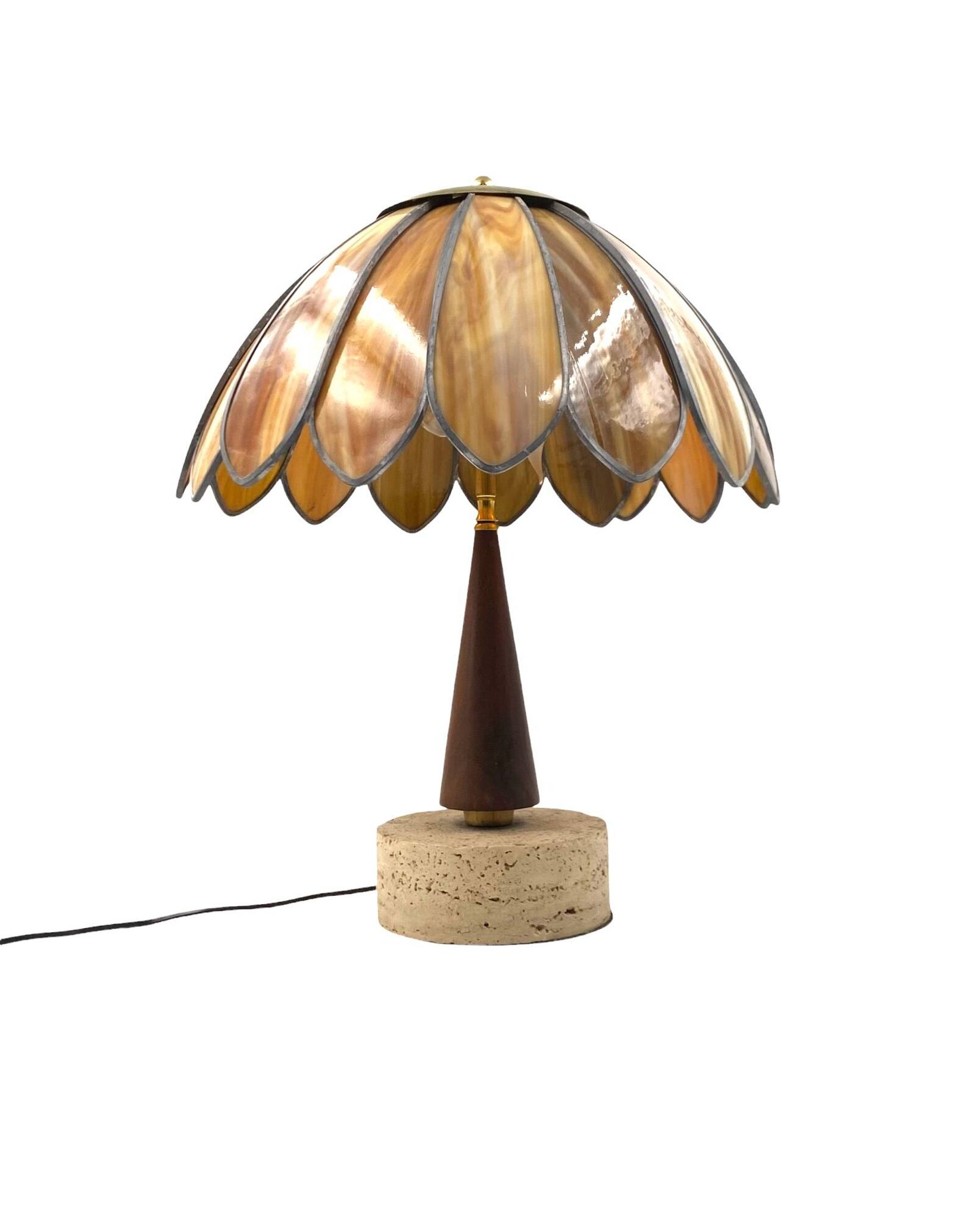 Hollywood regency important table lamp, Italy 1970 ca.