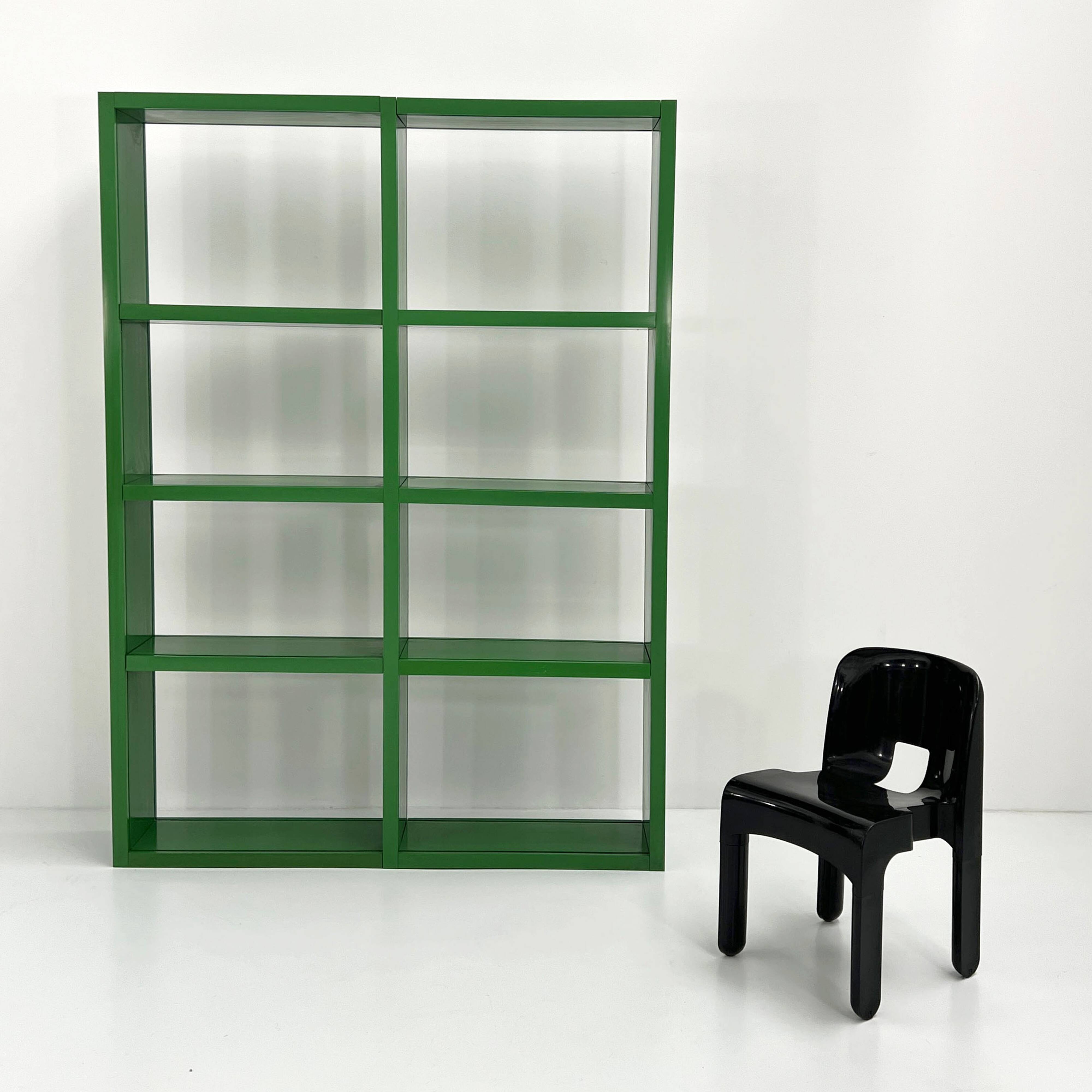 Modular shelf "Dodona 300" green by Ernesto Gismondi for Artemide, 19