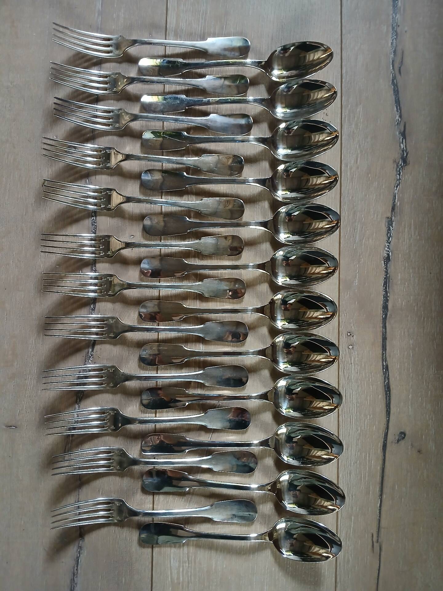 24-piece cutlery set Christofle