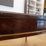 Louis XVI oval table in mahogany, 2 extensions