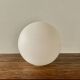 Art Deco pink marble and glass bedside lamp with photo holder