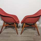 Shell armchairs by Miroslav Navratil