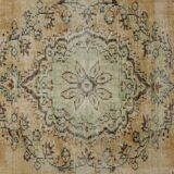 Turkish Anatolian Handmade Vintage Area Rug 267 cm x 160 cm