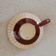 Earthenware cup 1940s-1950s