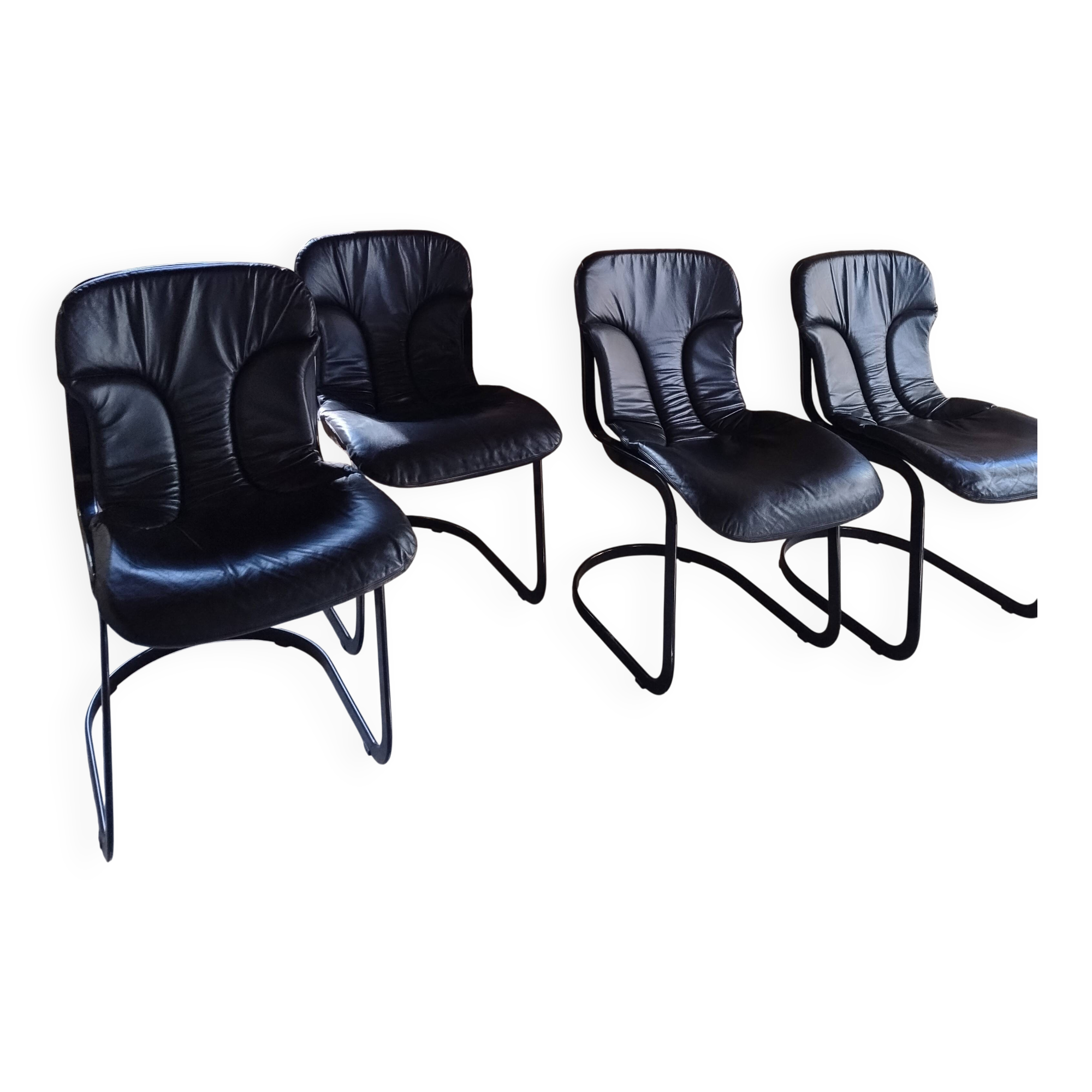 Chaise Willy Rizzo pour Cidue