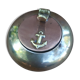 brass and copper navy ink ashtray