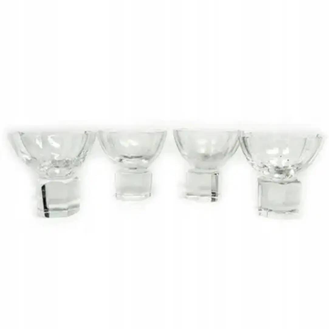 Set of crystal glasses, modernism, Germany, 1950s