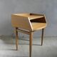 Light wood bedside table from the 1960s.