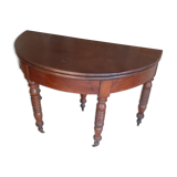 Half moon dining table