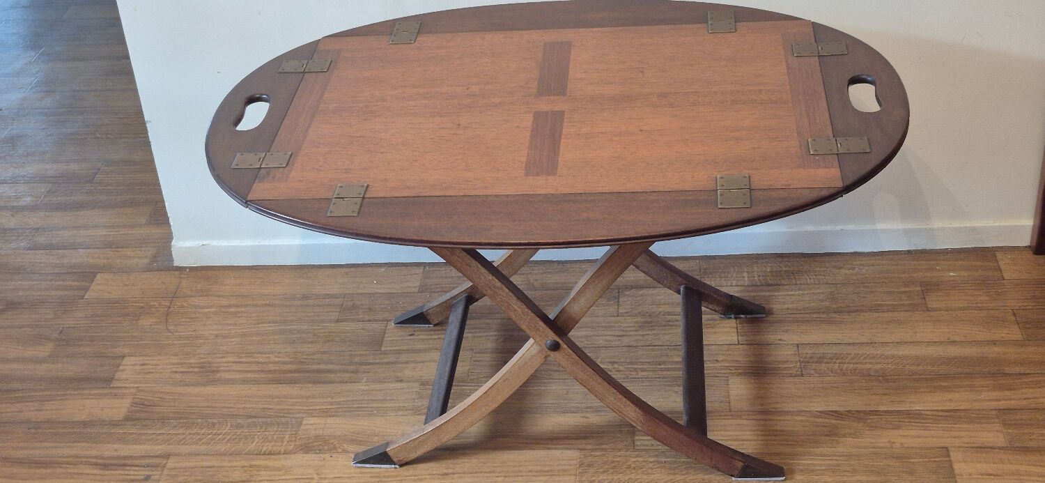 Mahogany marine table