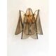 Modern Art Glass “Rondini” Wall Sconces in Smoked Fumè Murano Style