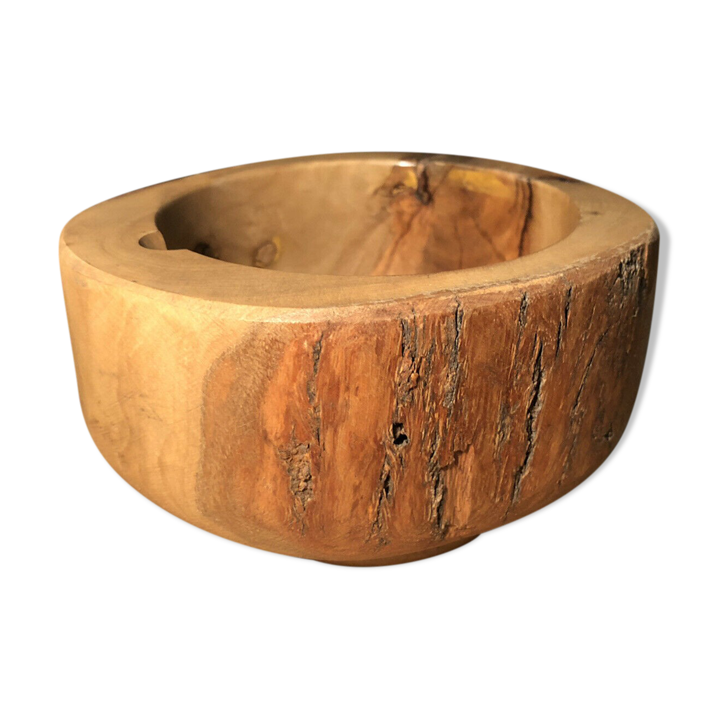 Empty cup wooden pocket