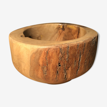 Empty cup wooden pocket