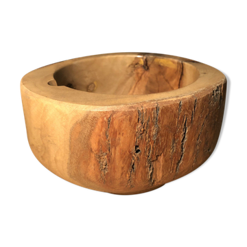 Empty cup wooden pocket