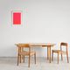 Table ronde extensible en chêne par Hans J. Wegner, Danemark, années 70
