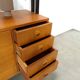 Armoire design en teck Musterring avec pieds noirs
