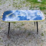 Table basse vintage pieds compas