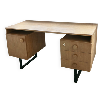 Bureau scandinave à double face, années 70