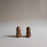 Salière et poivrier en bois