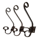 Set of 3 vintage coat hooks.