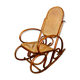 Rocking chair in curved wood