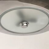 Mid-century Art Deco glass pendant light