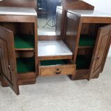 Vintage art deco cabinet with mirror