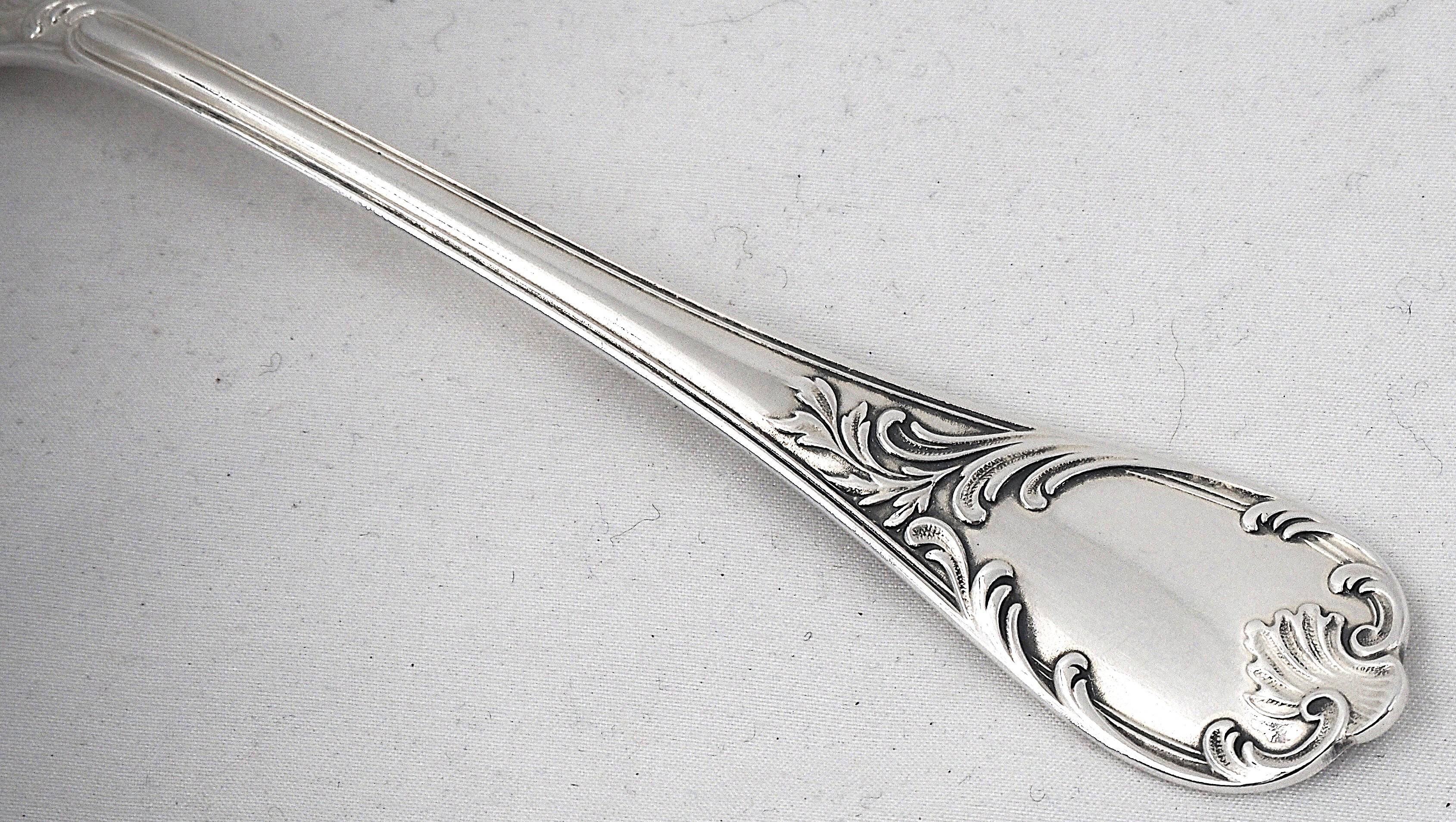Christofle Marly, 6 table forks, 21.5 cm, in silver-plated metal.