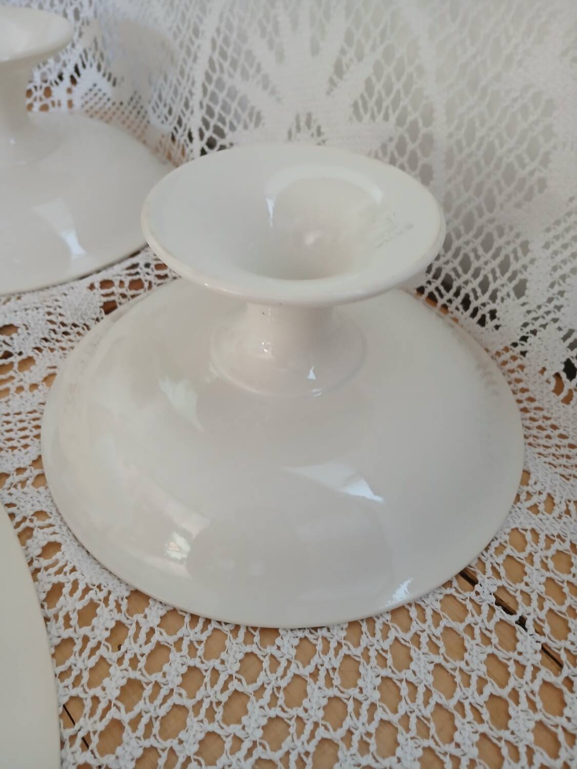 Set of antique Scottish tile dishes