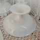 Set of antique Scottish tile dishes