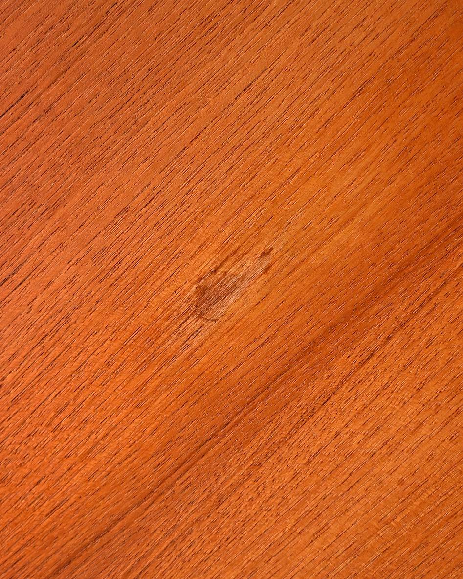 1960s teak desk with drop-leaf extension