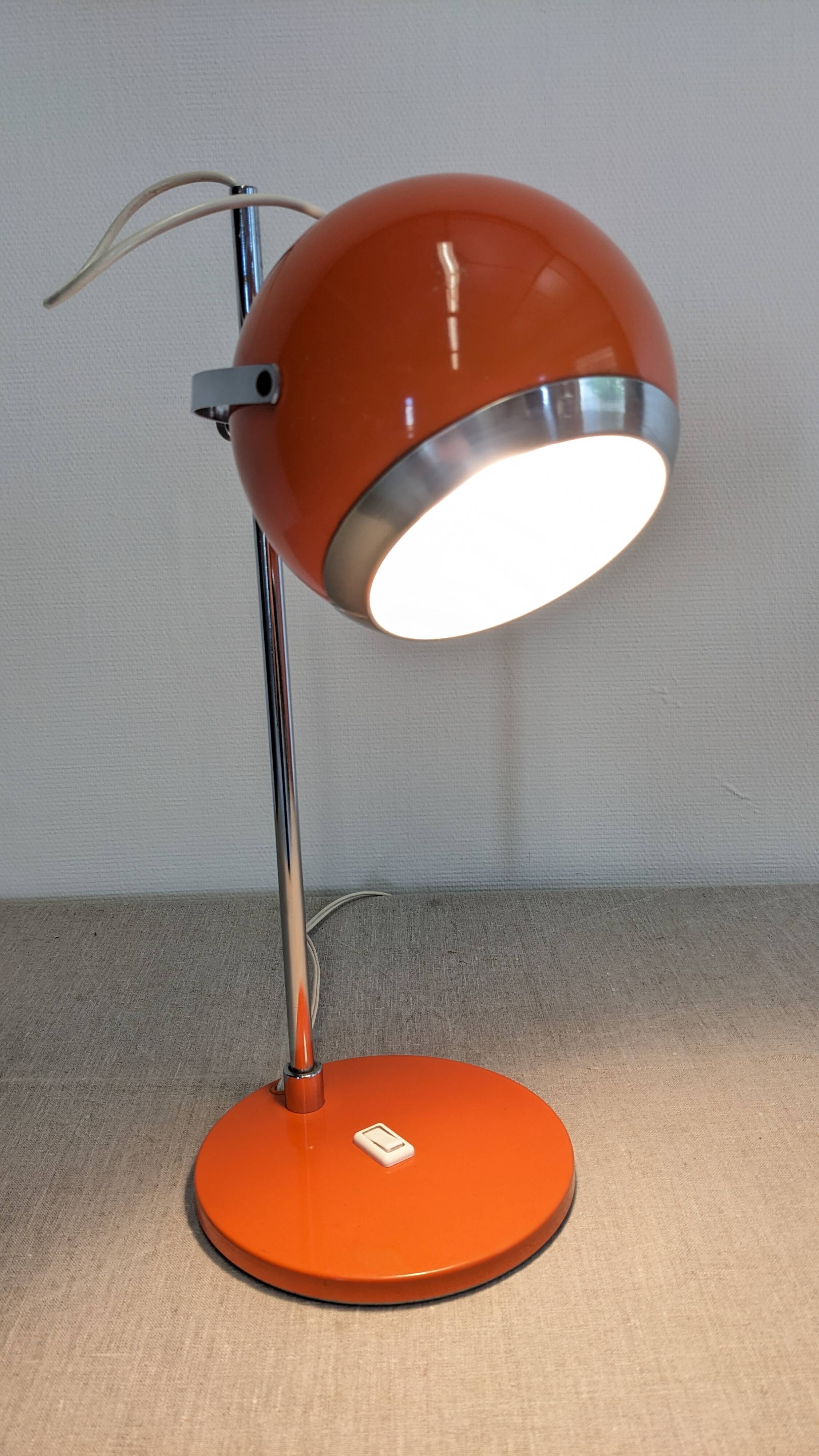 Space Age "Eye Ball" Lamp, 60s-70s