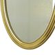 Classic Oval Gold Mirror Ribbon Decoration France 58cm