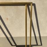 Old frame in gilded wood patina gold leaf