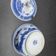 Elegant table set, Chinese porcelain, blue and white, condiments.