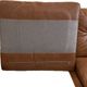 Vintage Scandinavian Peem Oy mid-century 3 person sofa in cognac leather 1960s